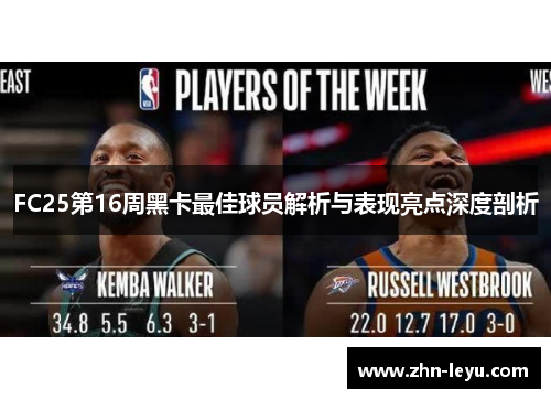 FC25第16周黑卡最佳球员解析与表现亮点深度剖析